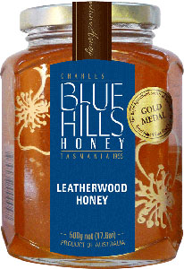 leatherwood honey blue hills
