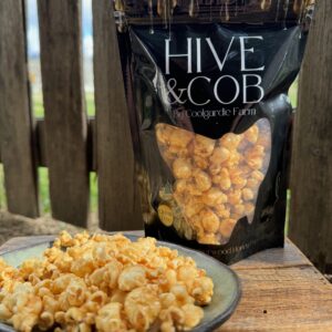 Hive and Cob Leatherwood Honey Popcorn