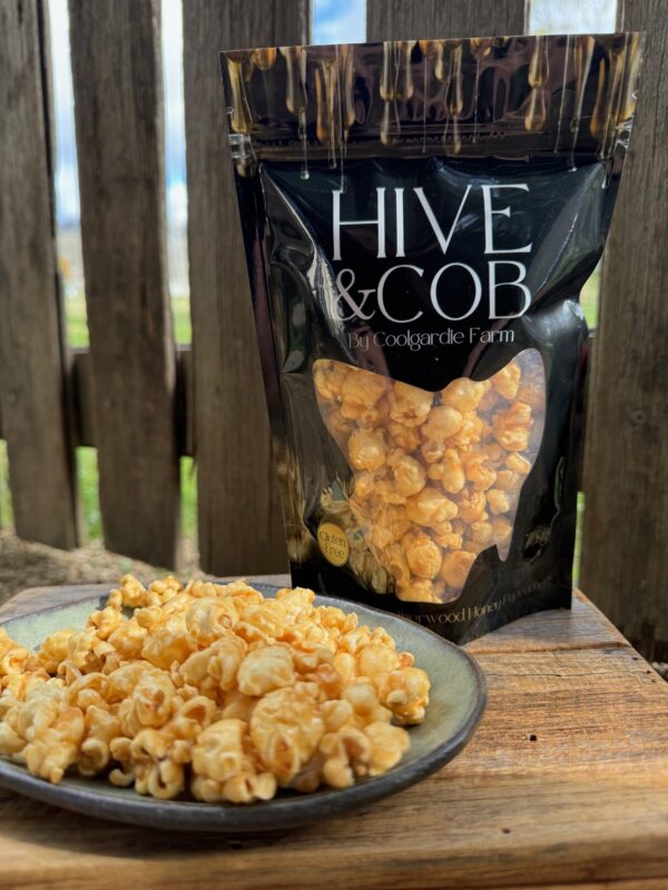Hive and Cob Leatherwood Honey Popcorn